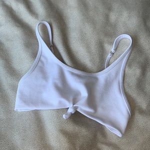 White bikini top